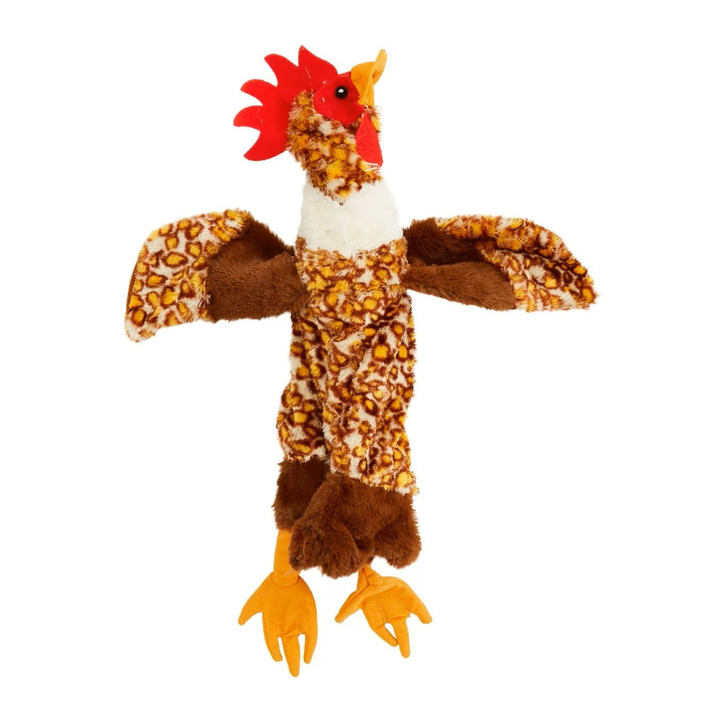 Ethical Skinneeez Stuffing-Free Plush Chicken Toy for Dogs (18")