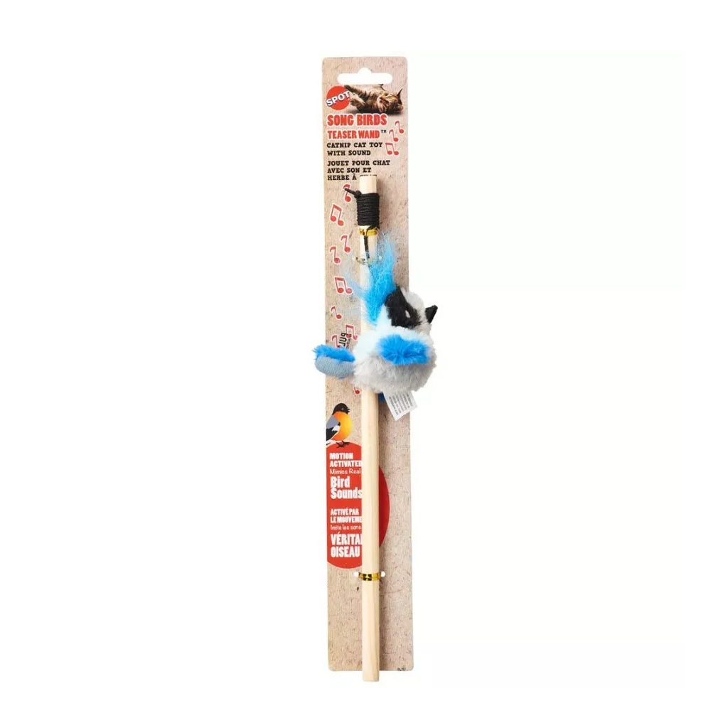 Ethical Songbird Teaser Wand Toy for Cats, Assorted Characters