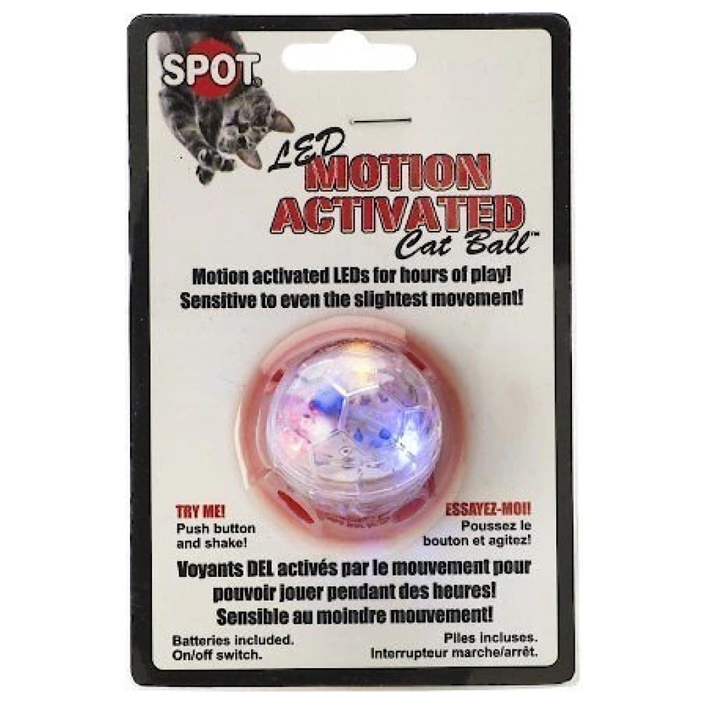 Ethical Spotbrites LED Motion Activated Ball Toy For Cats