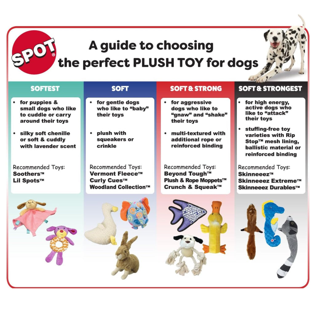 Ethical Vermont Fleece Bone Toy For Dog (12")