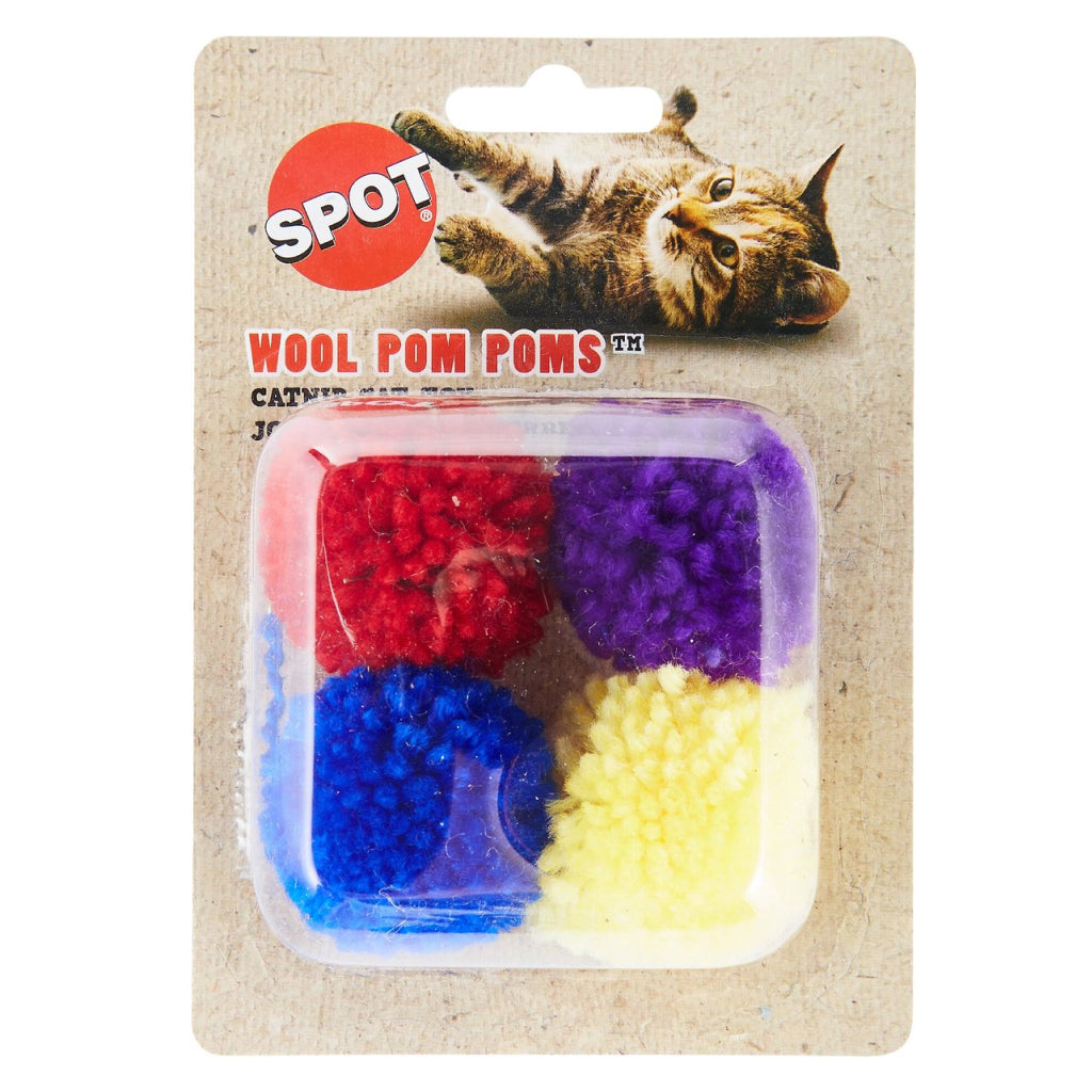Ethical Wool Pom Pom with Catnip Toy For Cats