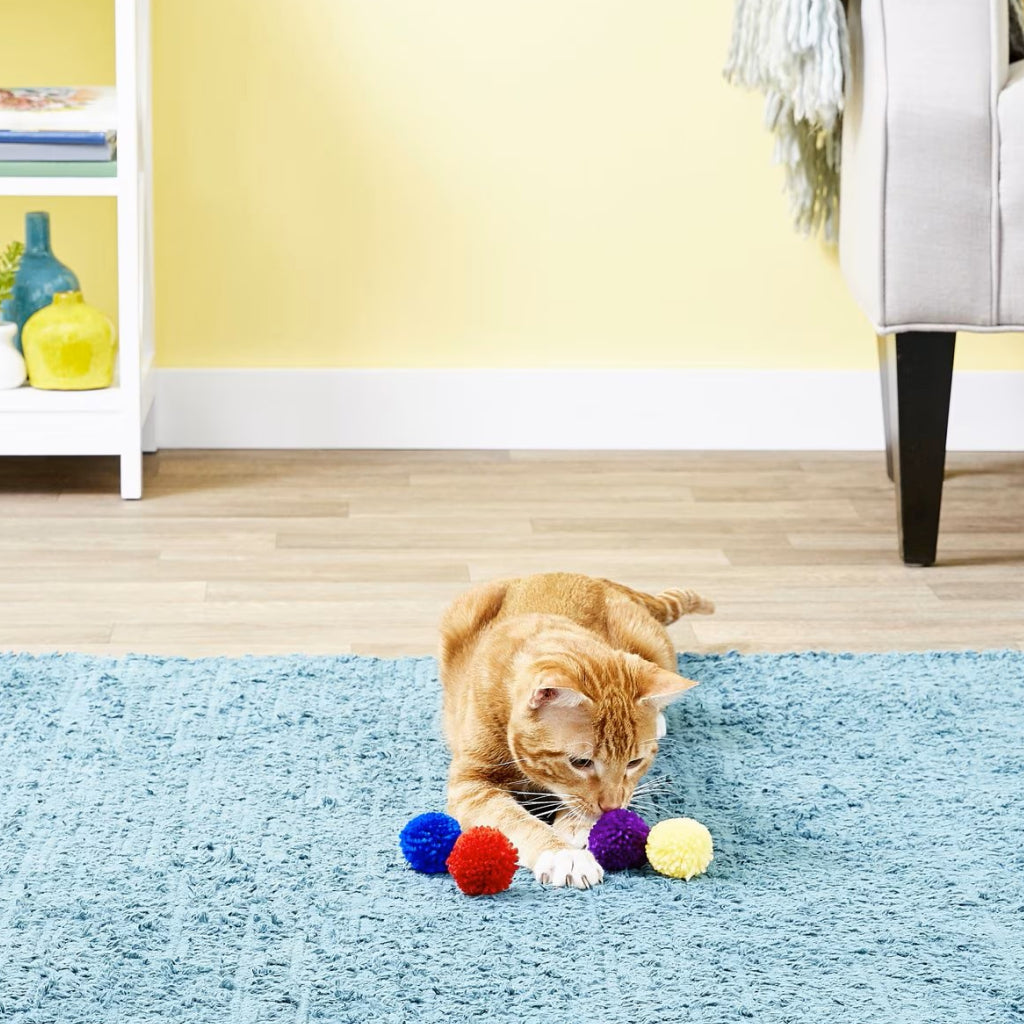 Ethical Wool Pom Pom with Catnip Toy For Cats