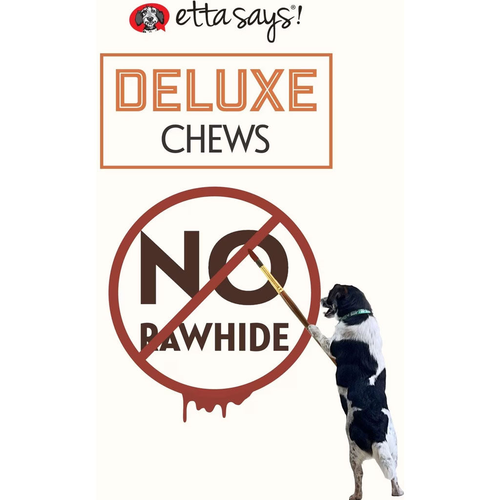 Etta Says! Deluxe Crunchy Lamb Dog Chew Treats, 7"