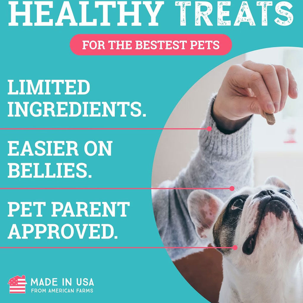 Etta Says! Sit! Training Treats for Dogs Bacon Flavor, 6-oz