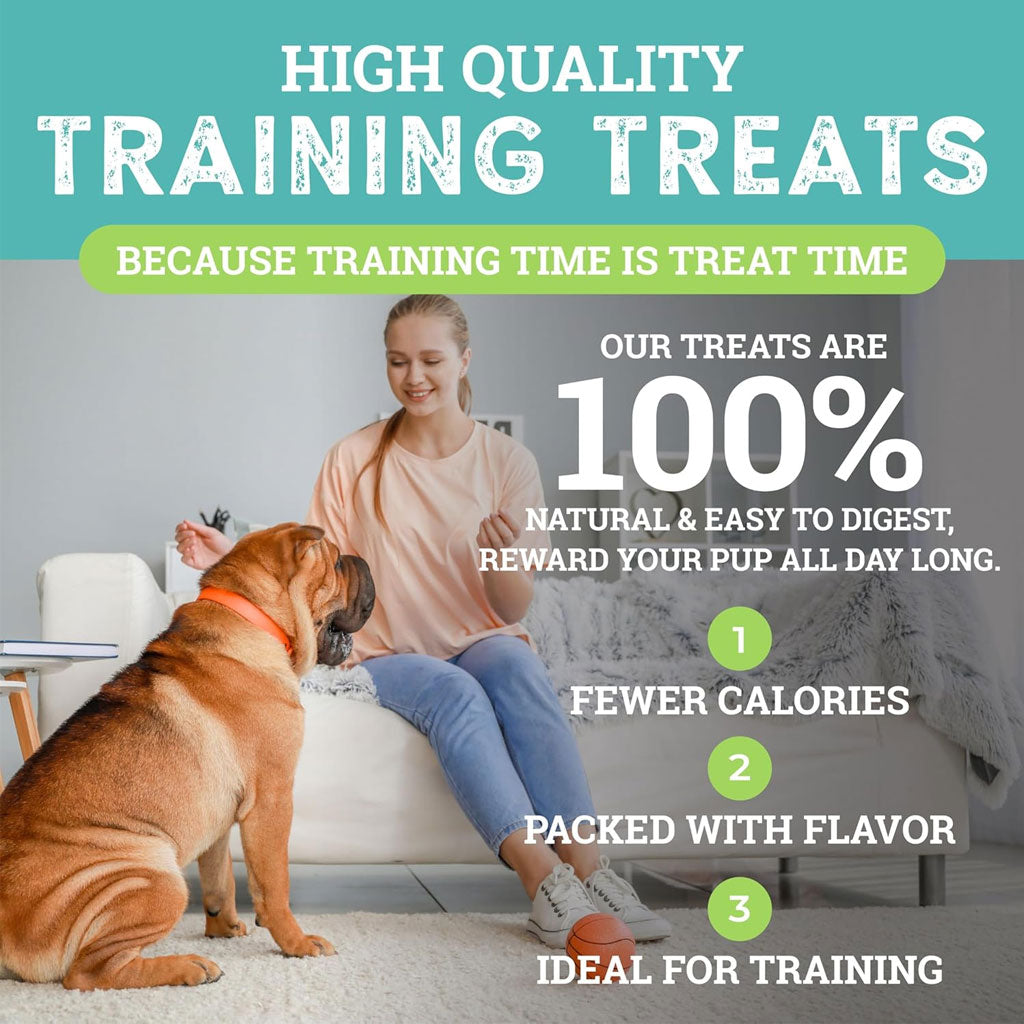 Etta Says! Sit! Training Treats for Dogs Cheddar Cheese Flavor, 16-oz