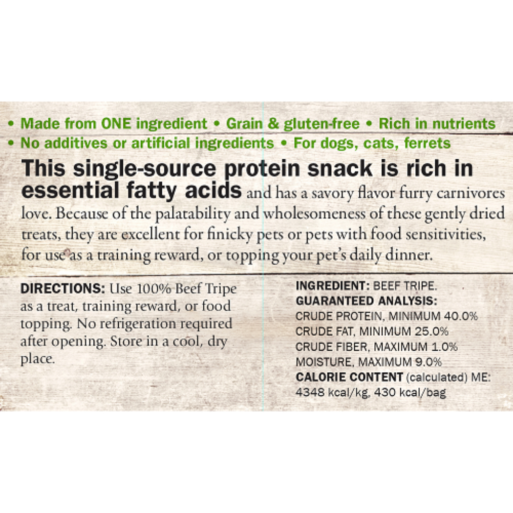 Evanger's Freeze-Dried Beef Tripe Dog & Cat Treats (4.6 oz)