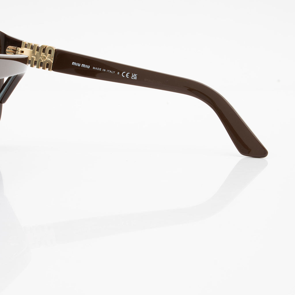 Miu Miu Logo Oversized Sunglasses