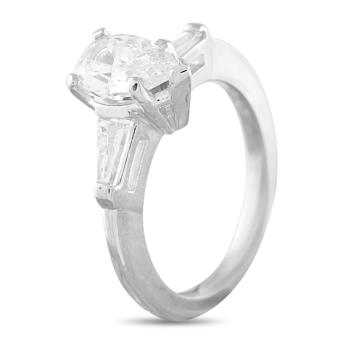 LB Exclusive Platinum 1.16ct Diamond Ring MF22-072826