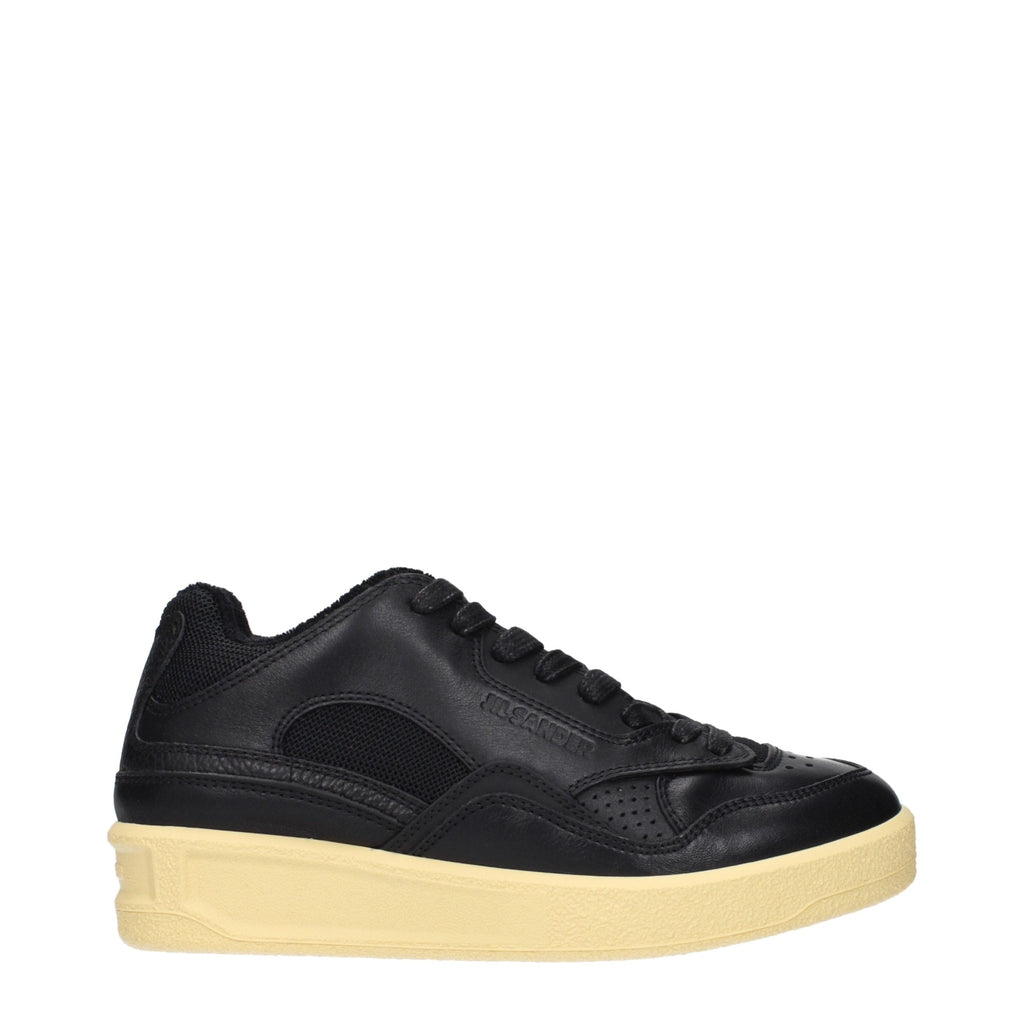 Jil Sander Leather Low Top Women's Sneakers