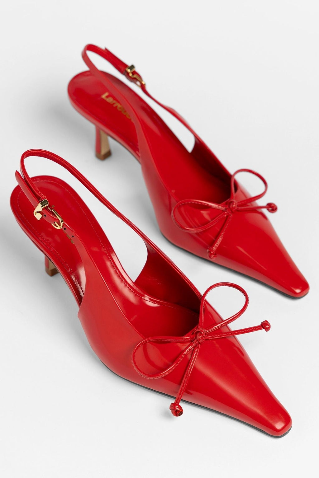 Bardot Pump Scarlet Leather