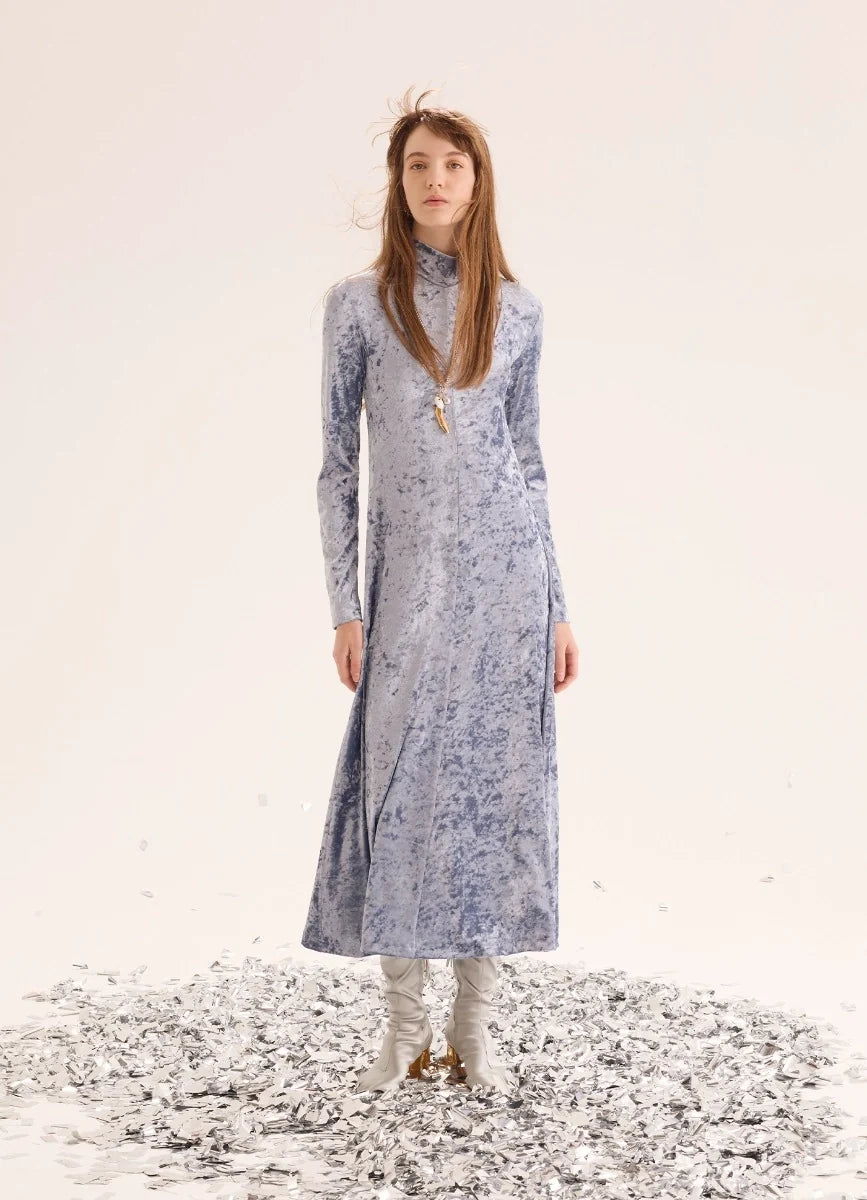 Forte Forte Iridescent Velvet Dress