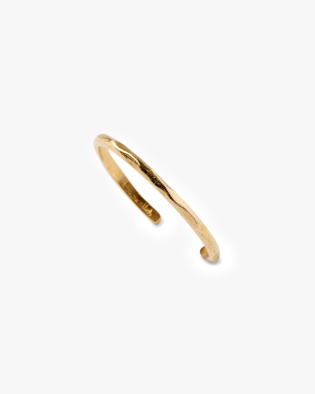 Faceted Toe Ring - Gold