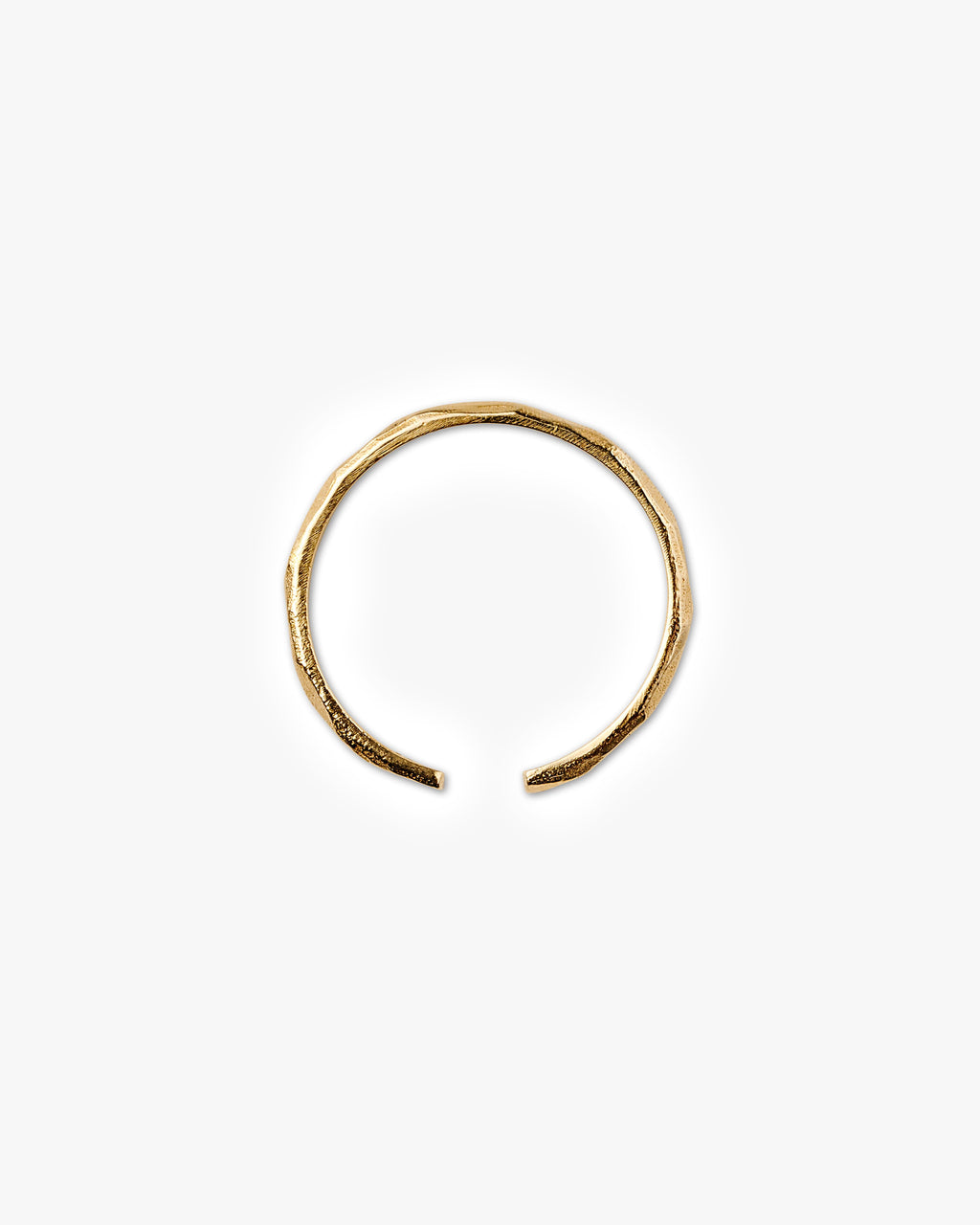 Faceted Toe Ring - Gold