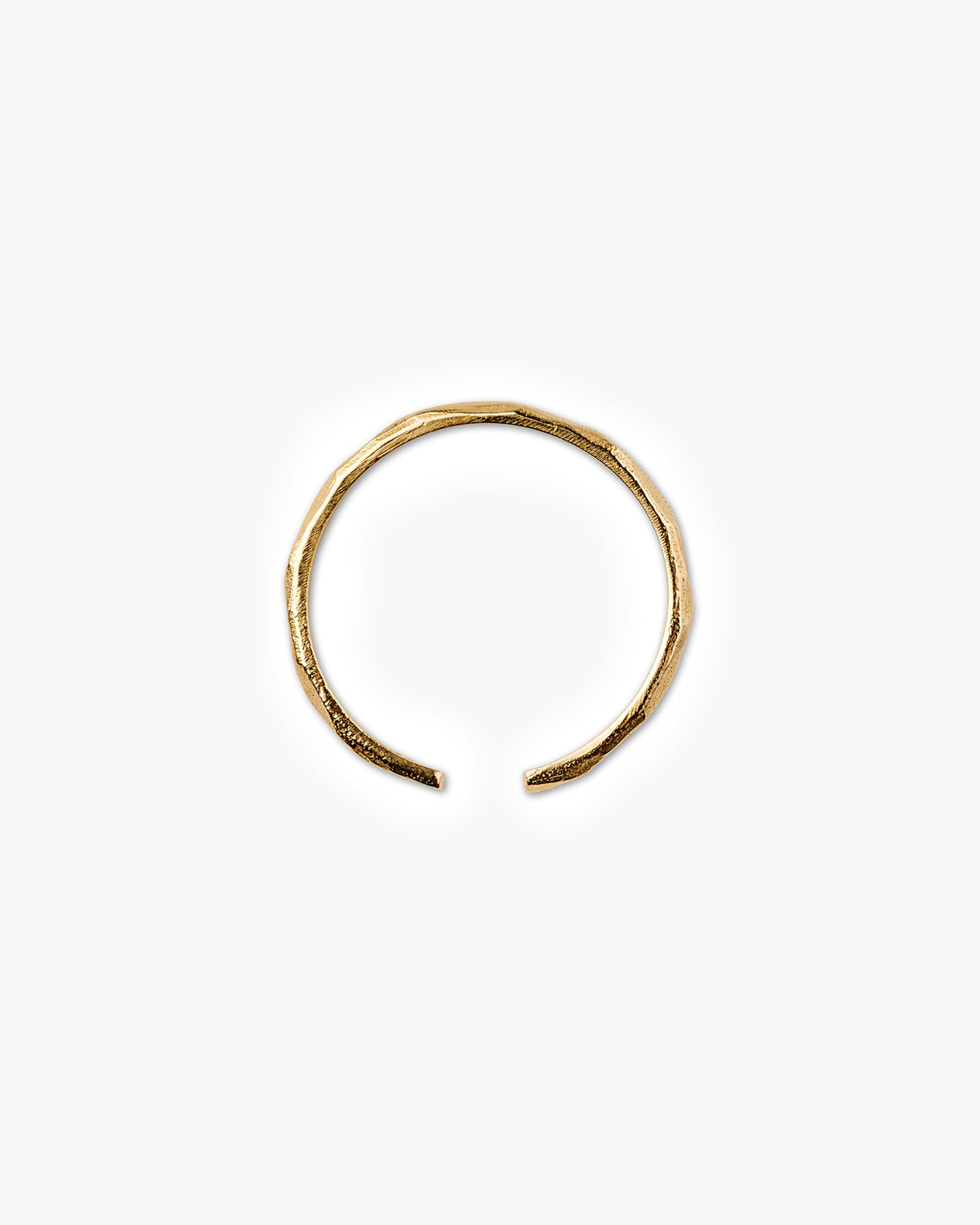 Faceted Toe Ring - Gold