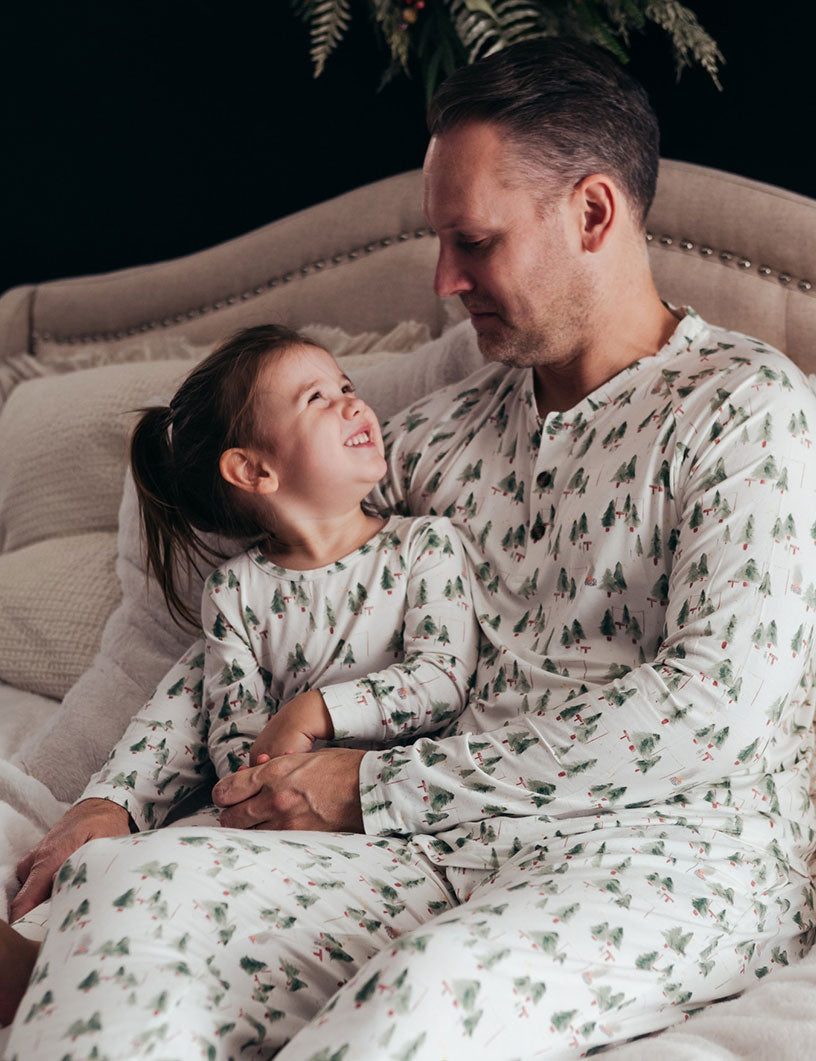 White Little Christmas Tree Matching Family Christmas Pajamas-Dog Pajamas Included