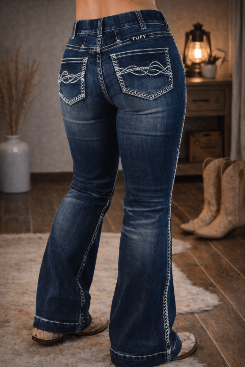 Famous Pull-On Trouser Jeans by Cowgirl Tuff