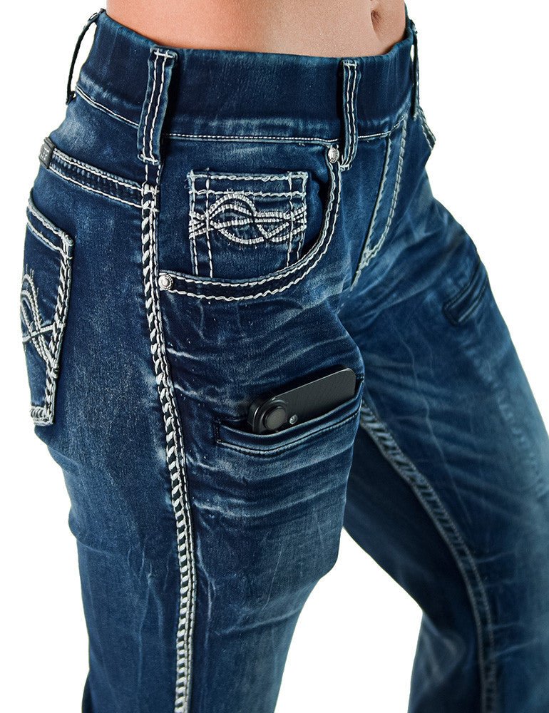 Famous Pull-On Trouser Jeans by Cowgirl Tuff