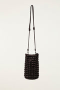 Beaded Macrame Bucket Bag