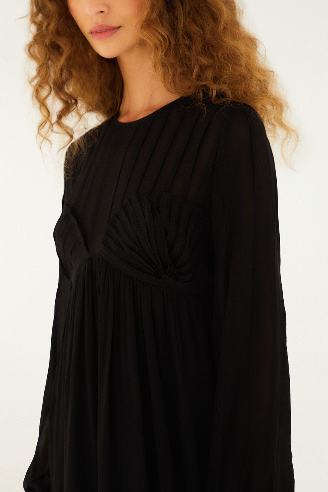 Black Shell Mini Dress