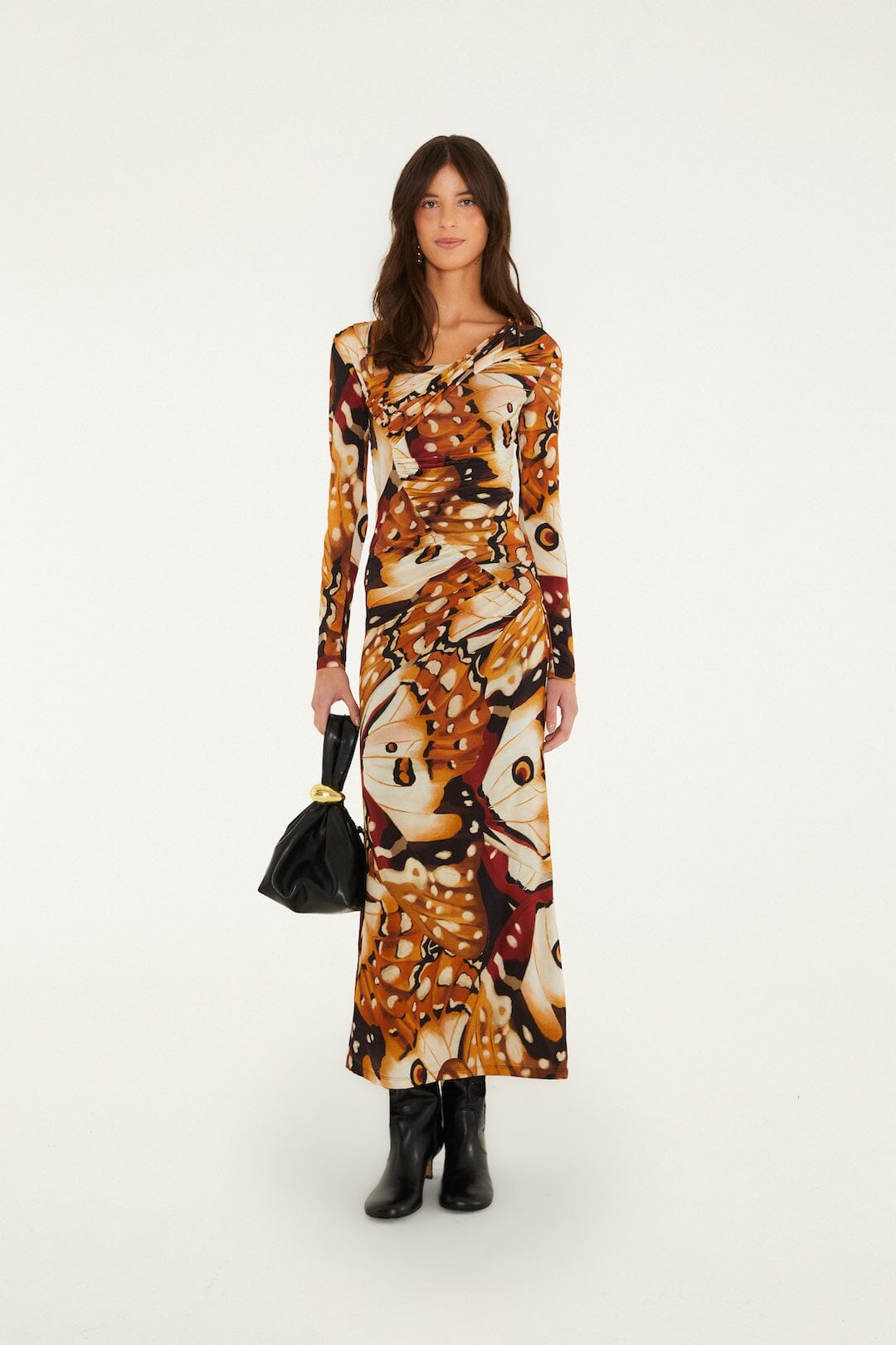 Borbofly Long Sleeve Maxi Dress