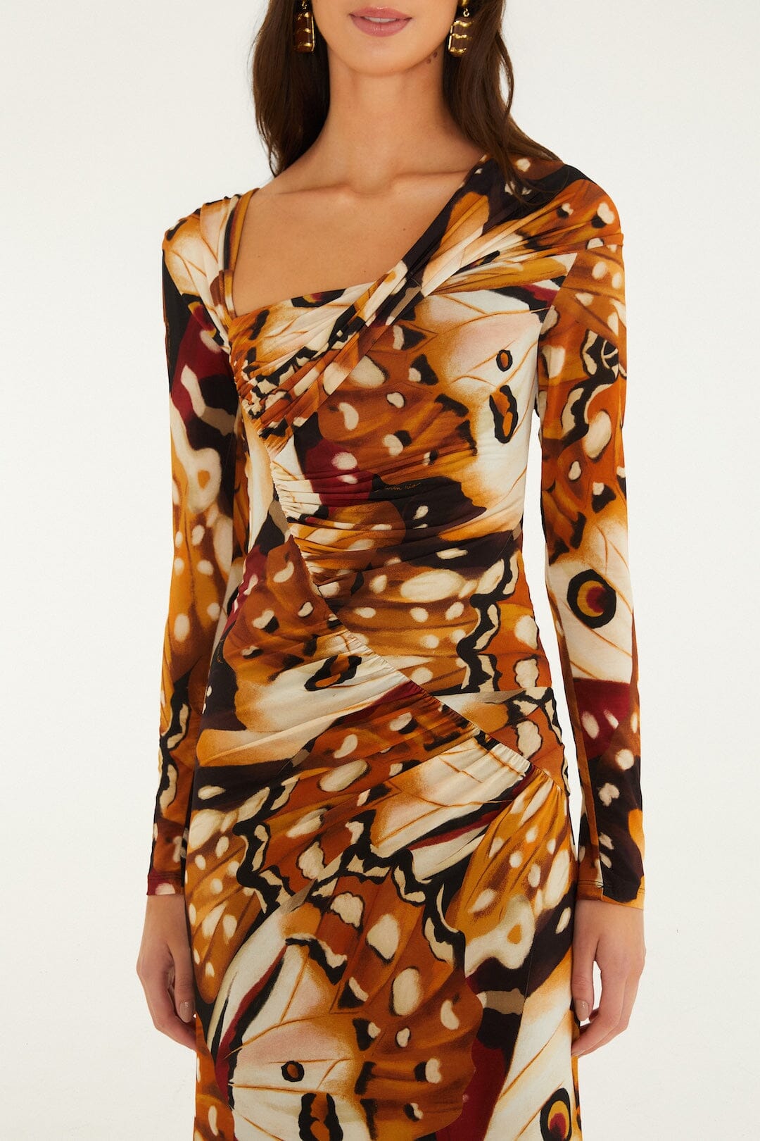 Borbofly Long Sleeve Maxi Dress