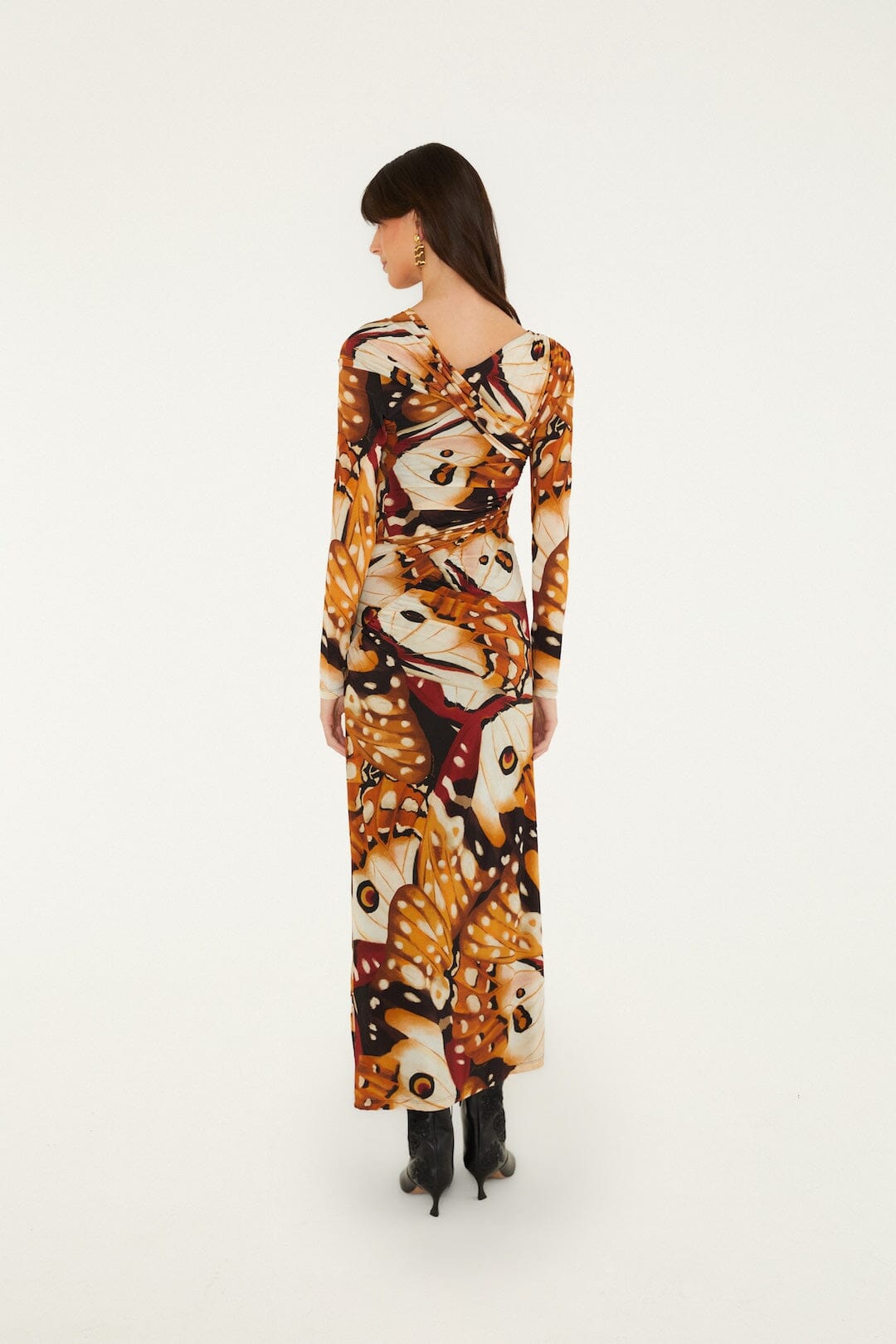 Borbofly Long Sleeve Maxi Dress