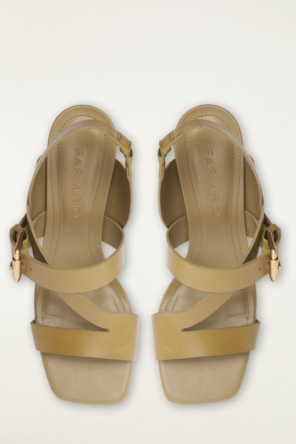 Buckle Block Helled Sandal