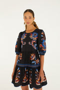 Energy Floral Ruffled Hem Mini Dress