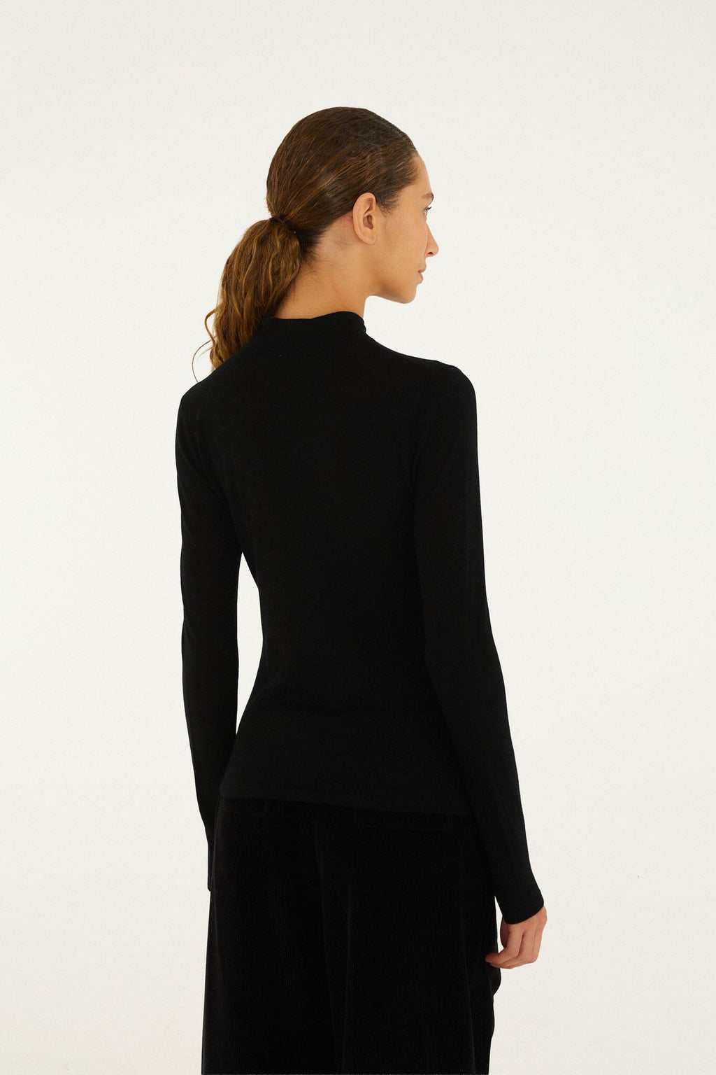 Knit Turtleneck Top