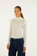 Lace Long Sleeve Blouse