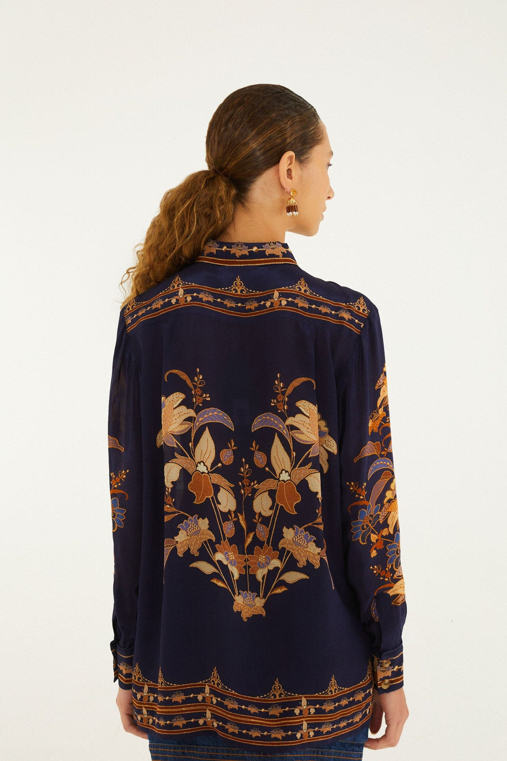 Liz Buttoned Pajama Shirt