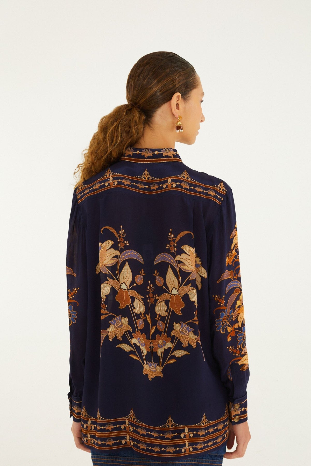 Liz Buttoned Pajama Shirt
