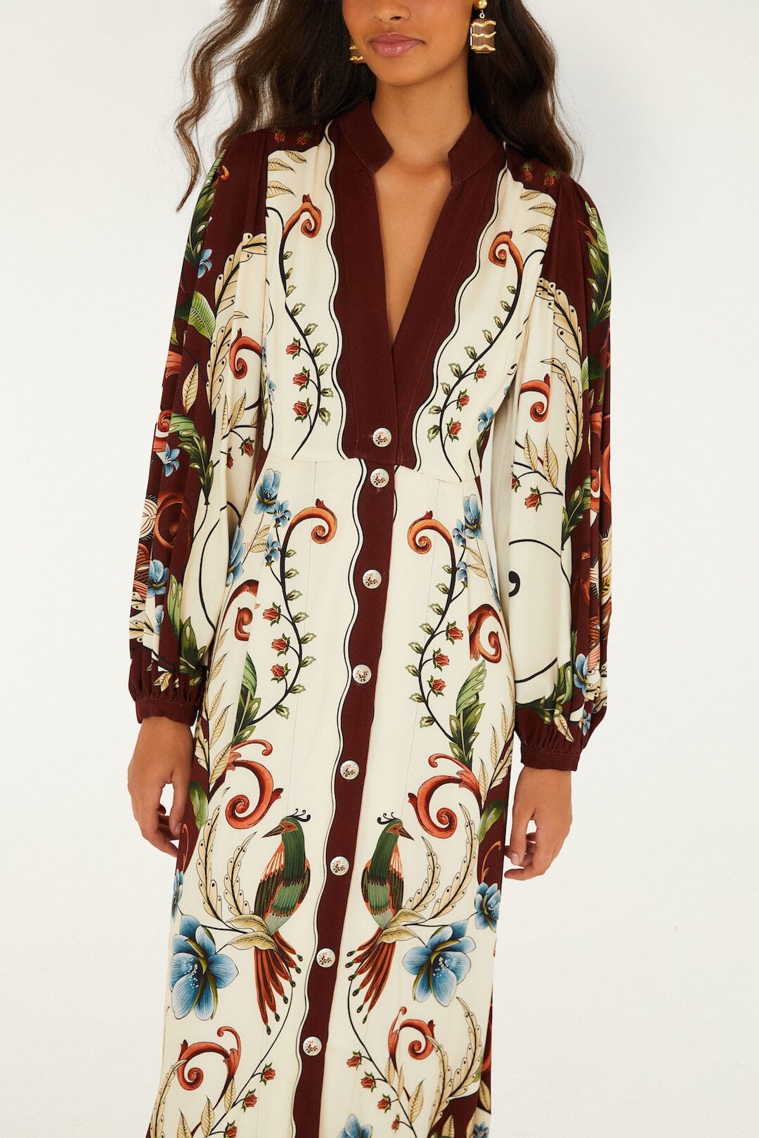 Millena Winter White Maxi Dress