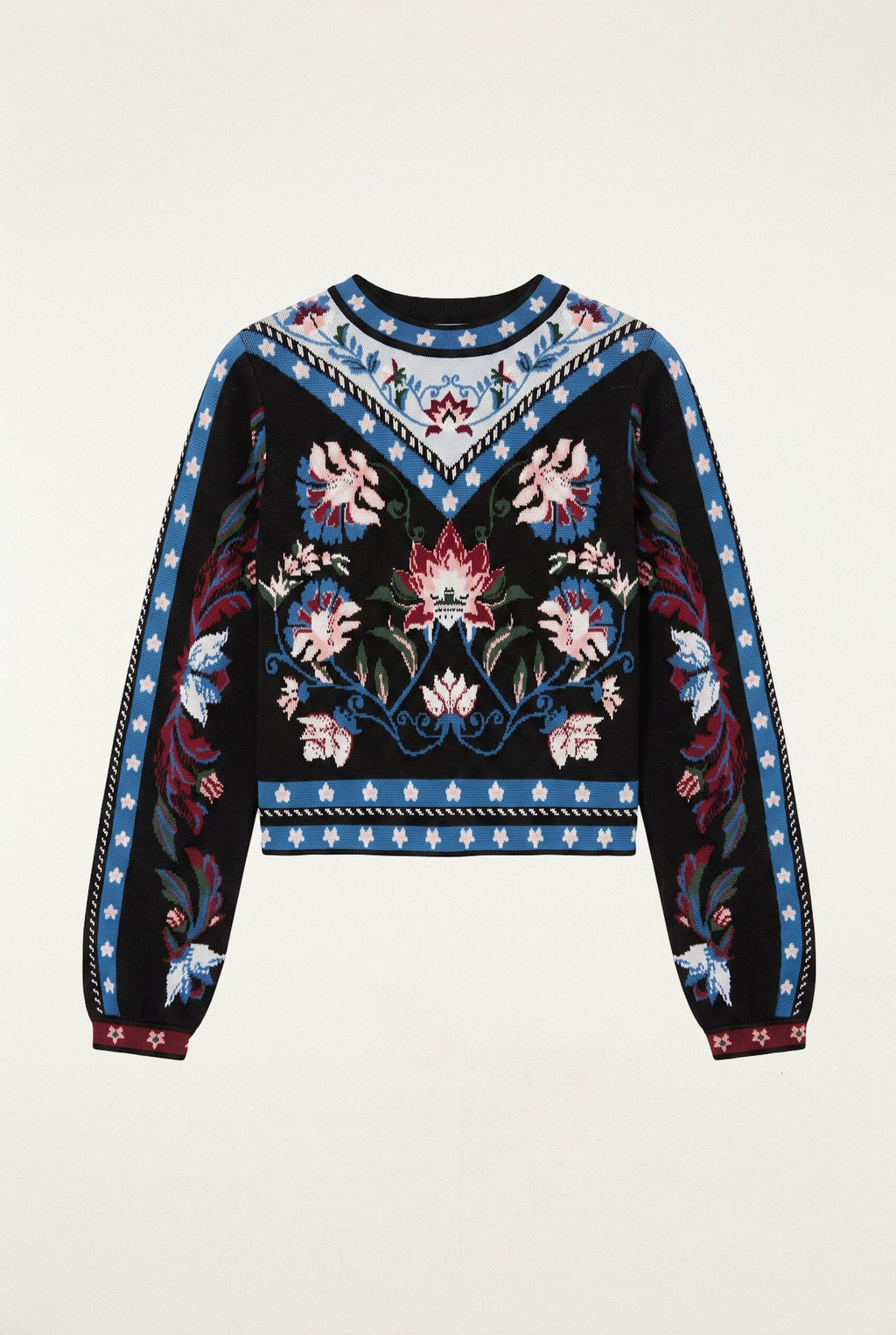 Natalia Crew Neck Knit Sweater