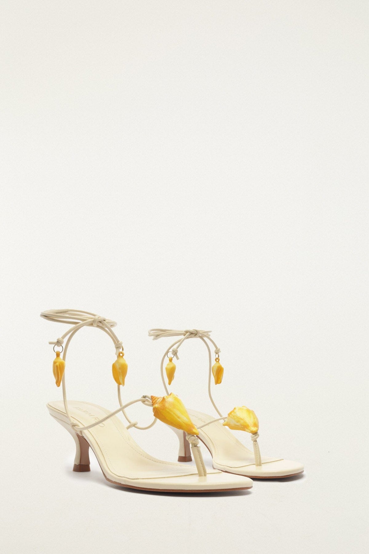 Shell Kitten Heel