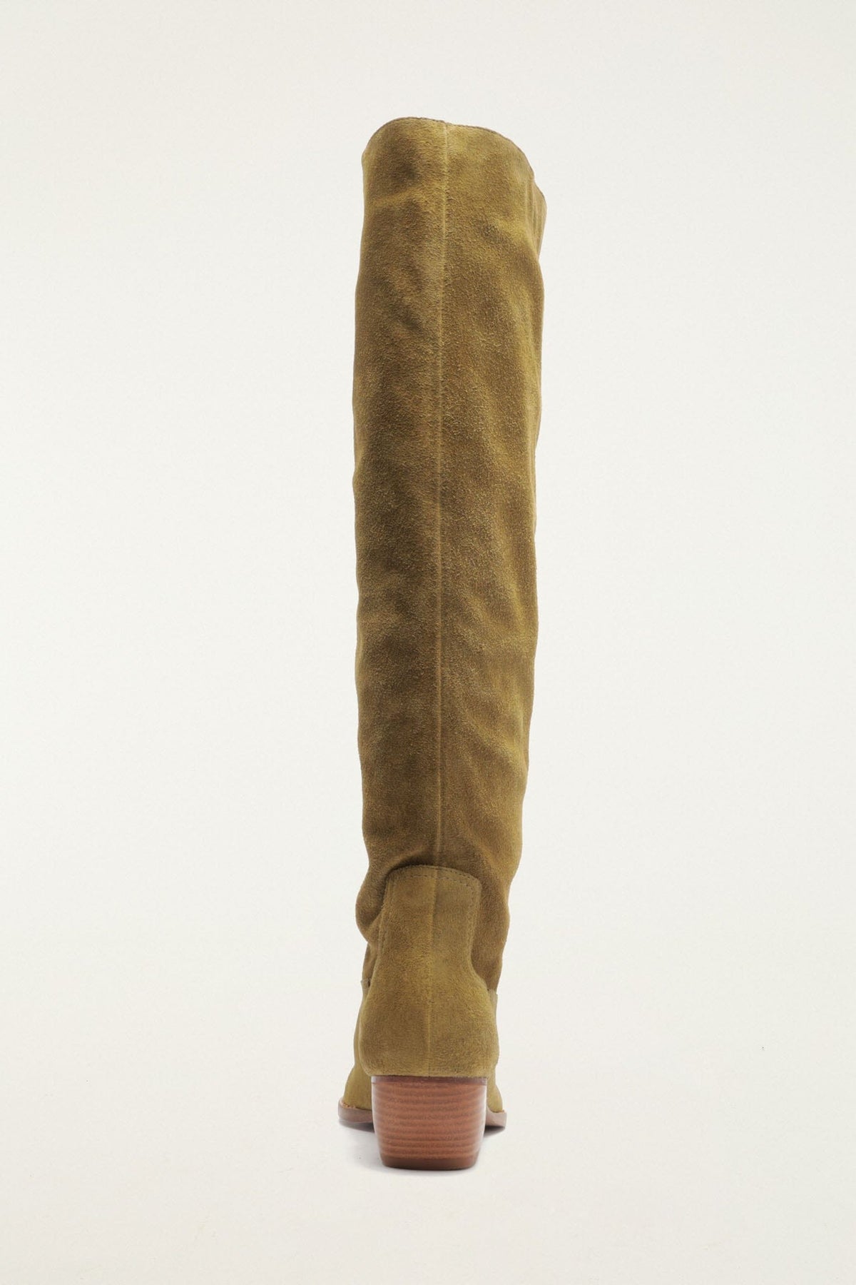 Suede Riding Boot