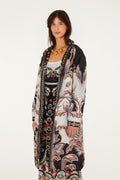 Tapestry Dream Reversible Midi Puffer Jacket