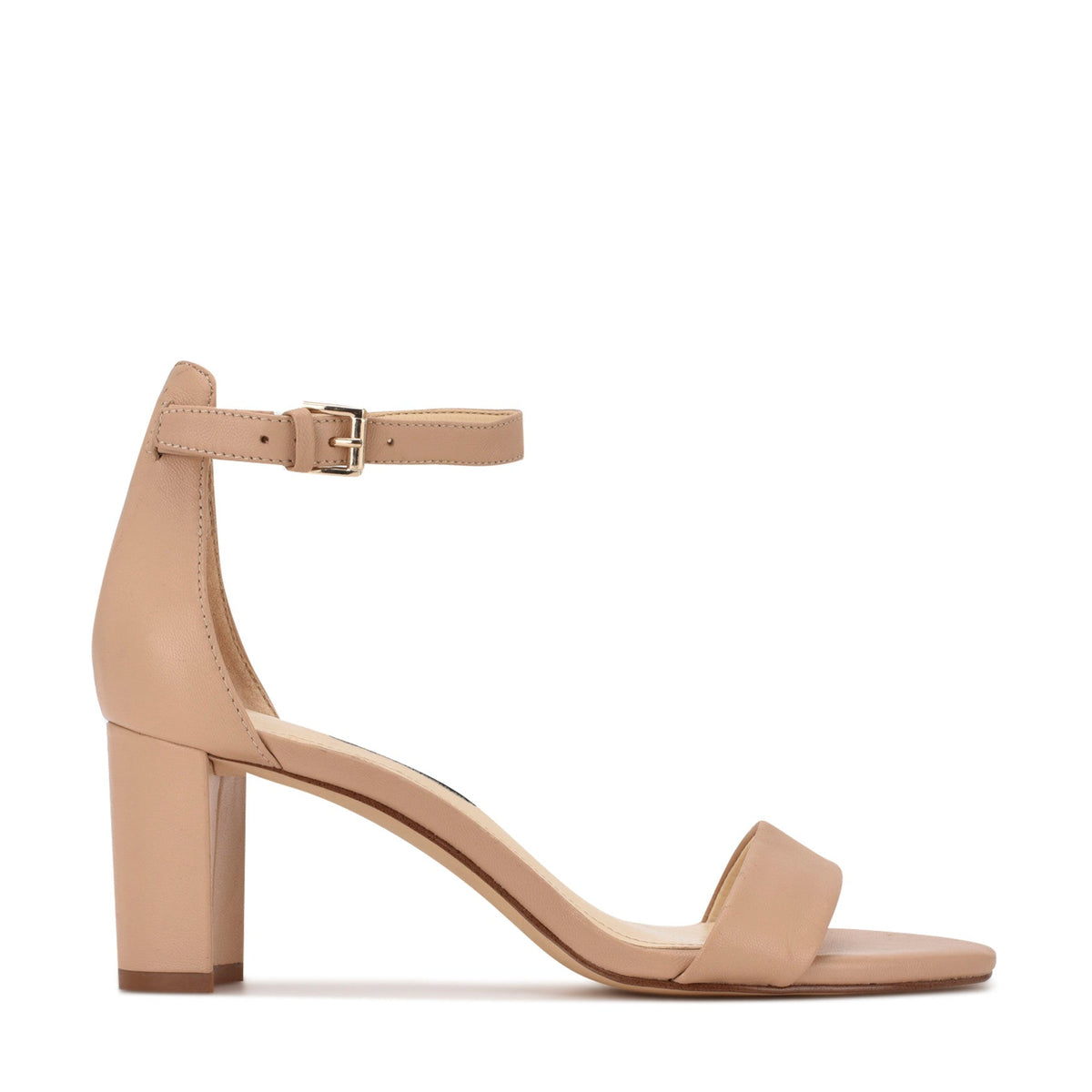 Pruce Ankle Strap Block Heel Sandals