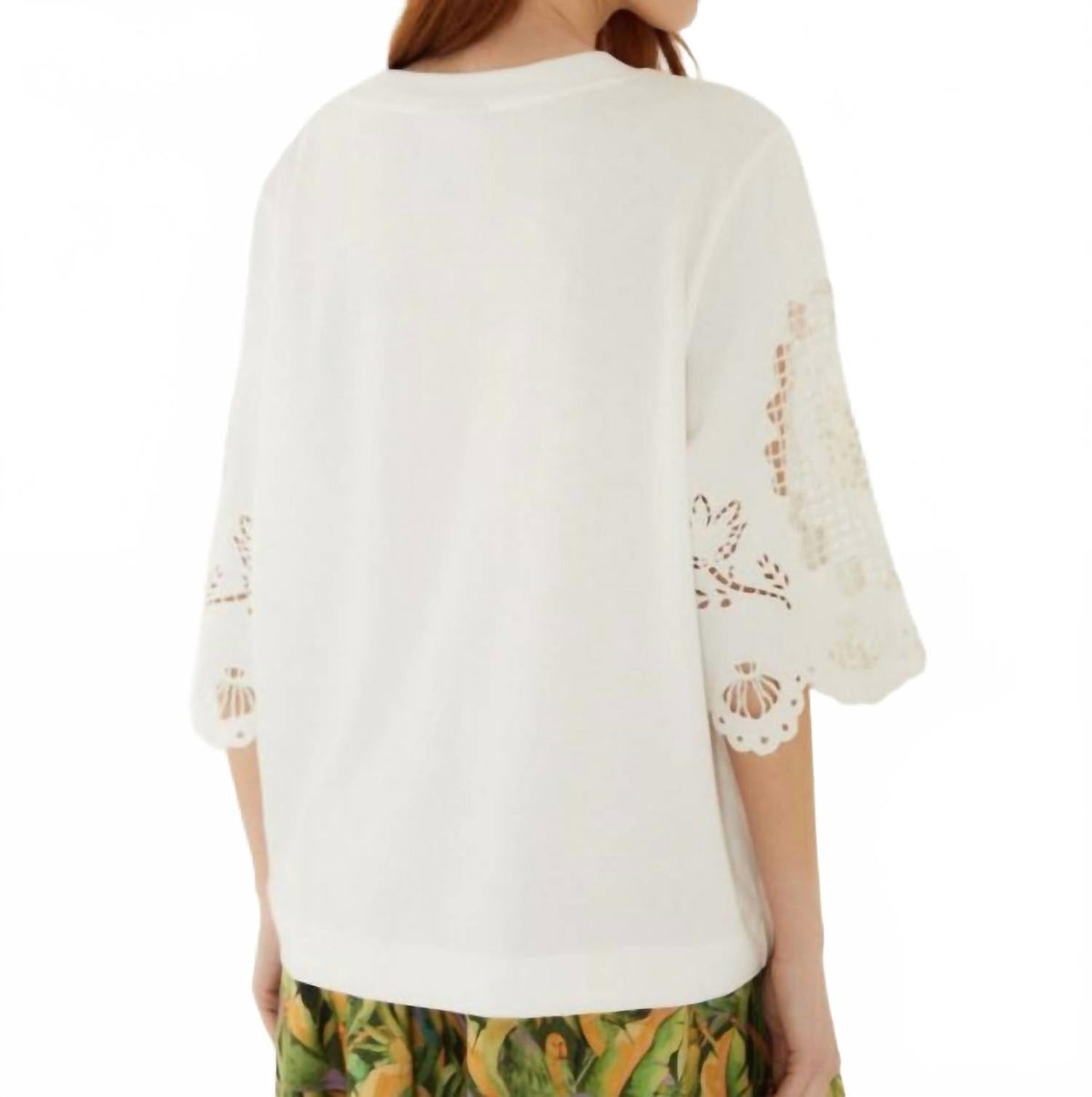 Ropes And Birds Richelieu T-Shirt In White