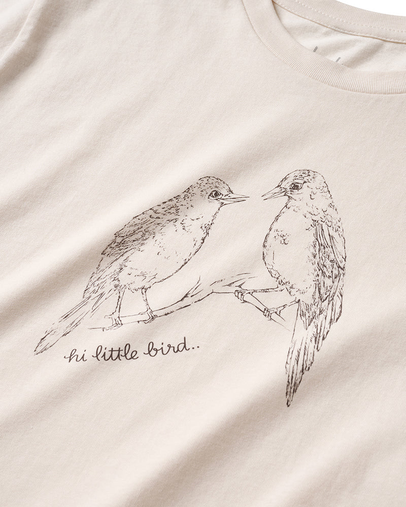 Feather Tee - Vintage White