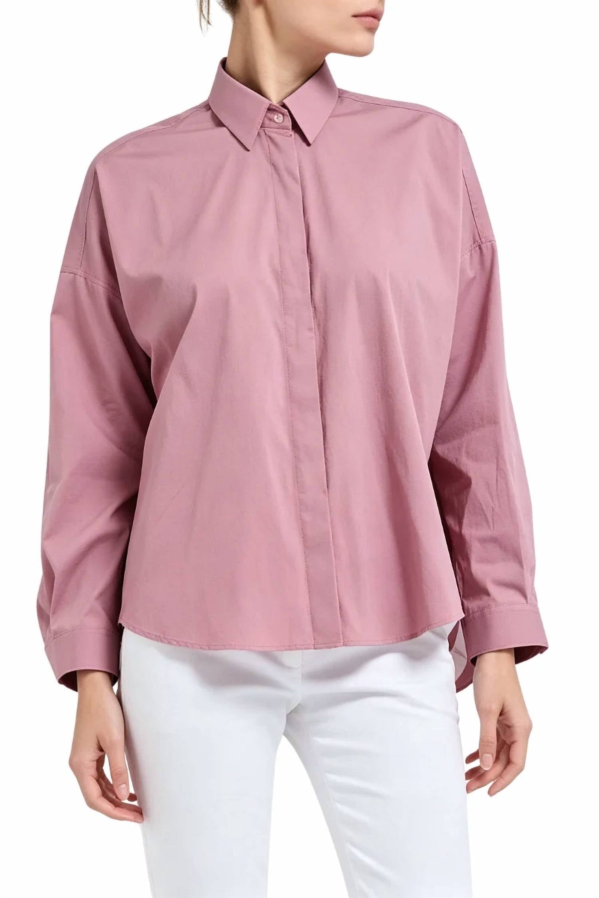 Dropped Shoulder Shirt In Pink