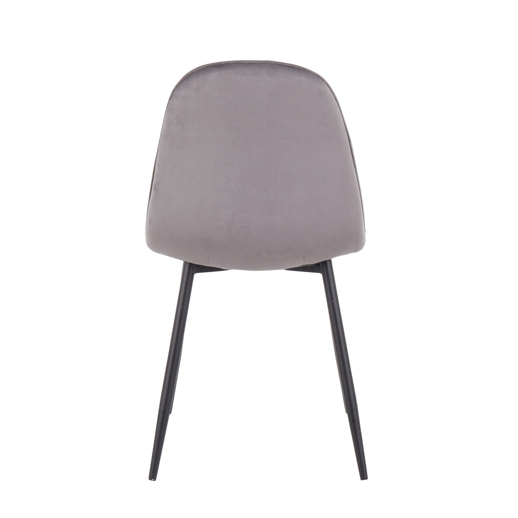 Contemporary Accent Seating Pair with Cushioned Seats  - Set of 2