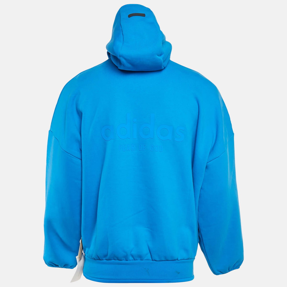 Essentials Fear Of God X Adidas Logo Print Cotton Athletics Hoodie