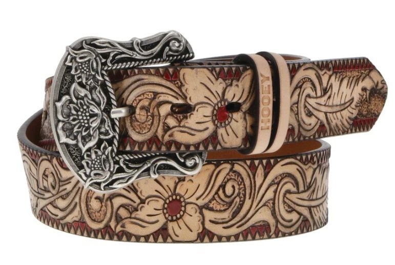 Flora Brown and Red Belt by Hooey