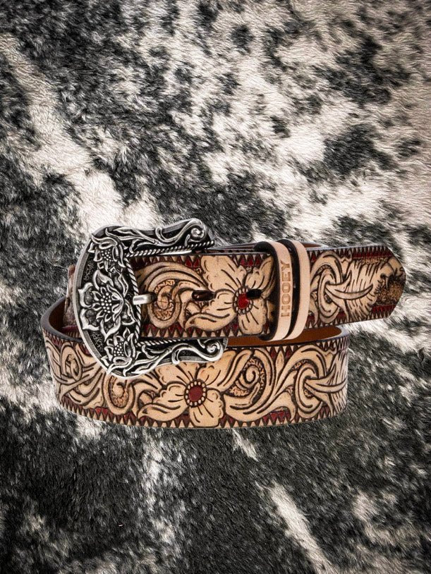 Flora Brown and Red Belt by Hooey