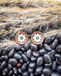Flourish Flower Fashion Stud Earrings - Natural
