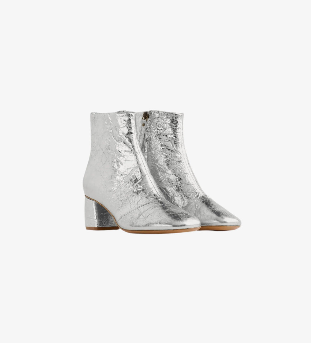 Forte Forte Crackled Lamé Boot