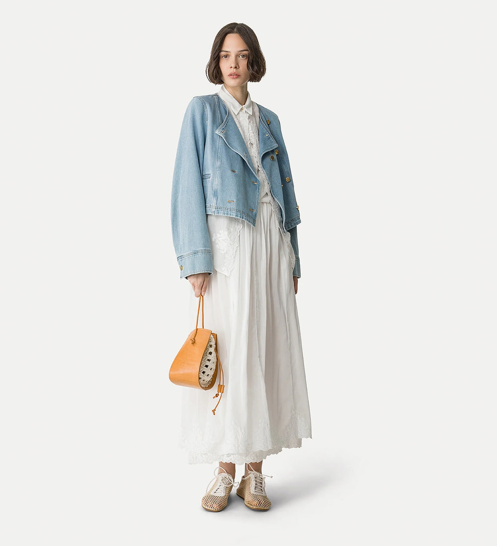 Forte Forte Denim Double Breasted Jacket