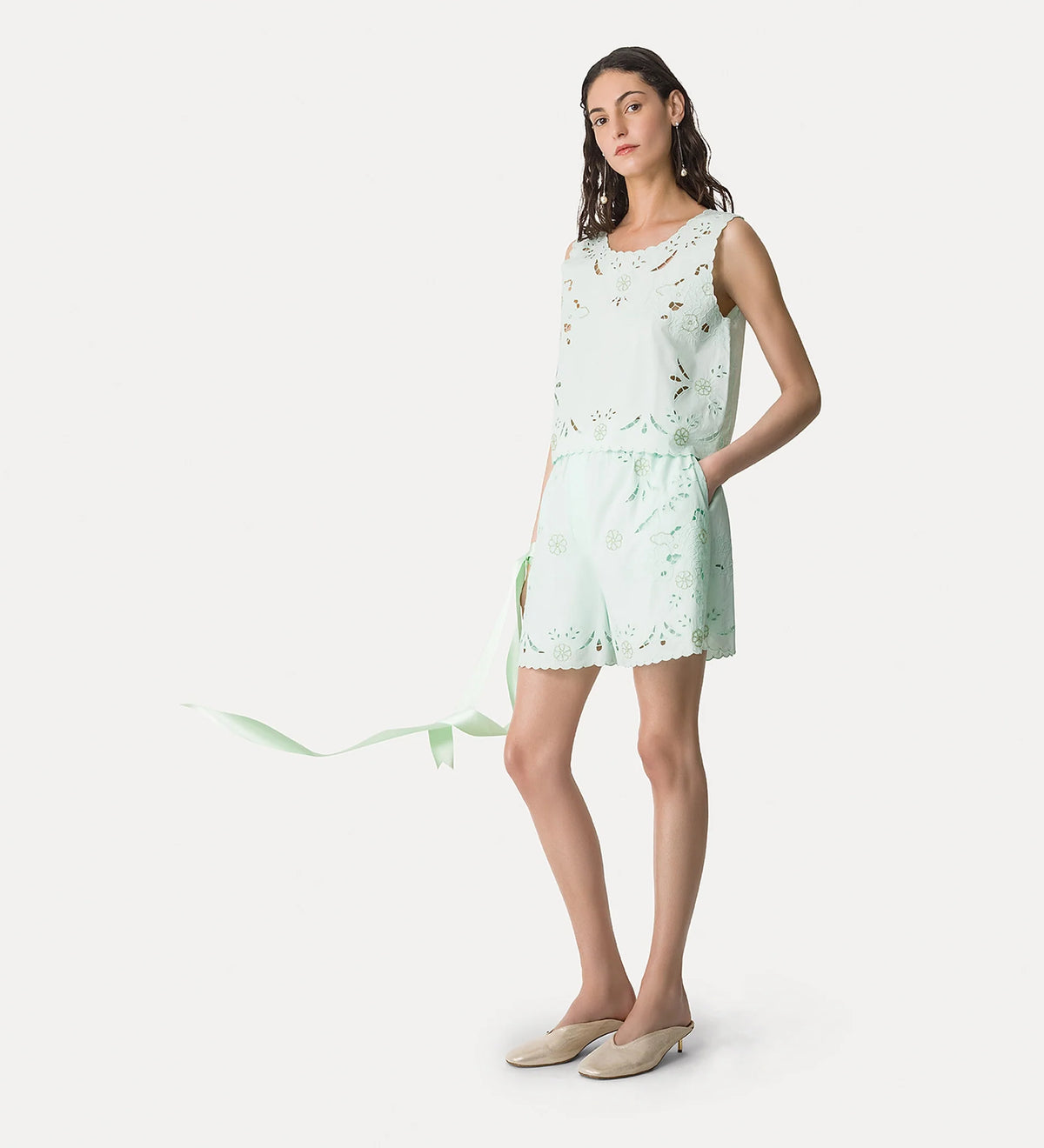 Forte Forte Lace & Glass Top