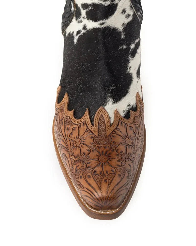 Georgina Hair-On Hide Booties by Myra Bag